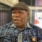 Kepala Dinas Sosial Kabupaten Mimika, Petrus Yumte. (Foto: Galeri Papua/Moh. Wahyu Welerubun) 
