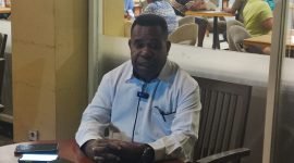 Ketua Majelis Rakyat Papua Provinsi Papua Tengah, Agustinus Anggaibak. (Foto: Galeri Papua/Jefri Manehat)