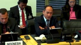 Perwakilan Pemerintah Indonesia di sidang Tinjauan Penerapan Kovenan Internasional untuk Hak Sipil dan Politik (ICCPR) di Palais Wilson, Jenewa, Swiss. (Foto: Istimewa/dok. webtv.un.org) 
