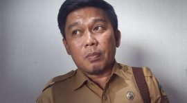 Kepala Bidang Bina Marga pada Dinas Pekerjaan Umum dan Penataan Ruang Kabupaten Mimika, Aldi Padua. (Foto: Galeri Papua/Jefri Manehat)