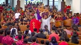 Perayaan misa Jumat Agung di Gereja Katedral Tiga Raja, Timika, Papua Tengah, Jumat (29/3/2024). (Foto: Istimewa)