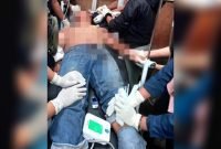 Seorang warga sipil menjadi korban penembakan KKB di Puncak, Papua Tengah, Selasa (9/4/2024). (Foto: Istimewa/Satgas Humas Operasi Damai Cartenz 2024)