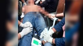 Seorang warga sipil menjadi korban penembakan KKB di Puncak, Papua Tengah, Selasa (9/4/2024). (Foto: Istimewa/Satgas Humas Operasi Damai Cartenz 2024)