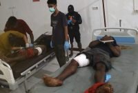 Anggota KKB yang dilumpuhkan di Yahukimo dirawat di RSUD Dekai. (Foto: Istimewa/Satgas Humas Operasi Damai Cartenz 2024) 