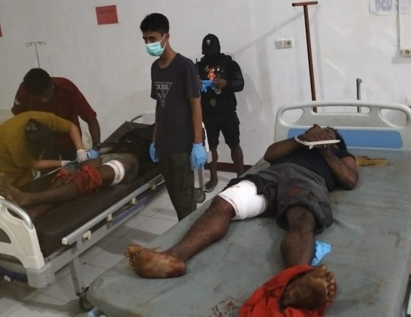 Anggota KKB yang dilumpuhkan di Yahukimo dirawat di RSUD Dekai. (Foto: Istimewa/Satgas Humas Operasi Damai Cartenz 2024) 