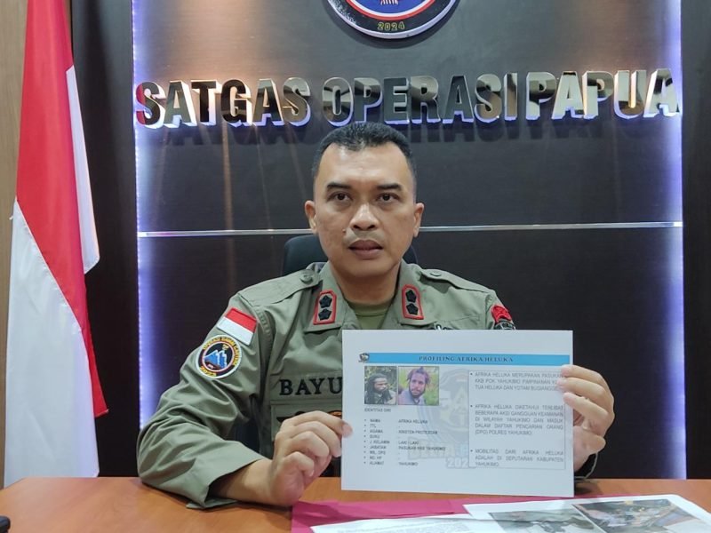 Kasatgas Humas Operasi Damai Cartenz 2024, AKBP Dr. Bayu Suseno. (Foto: Istimewa/Satgas Humas Operasi Damai Cartenz)