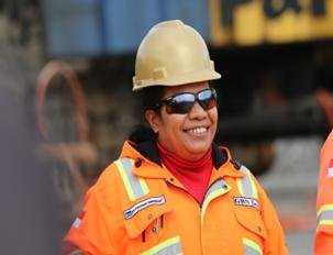 Rode Yetmince Florence Ajomi, Manajer Grasberg Earthworks. (Foto: Istimewa/Corporate Communication PT Freeport Indonesia)