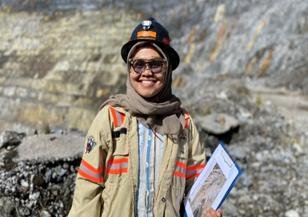 Danis Widowati, Tim Hidrologi PT Freeport Indonesia. (Foto: Istimewa/Corporate Communication PT Freeport Indonesia)