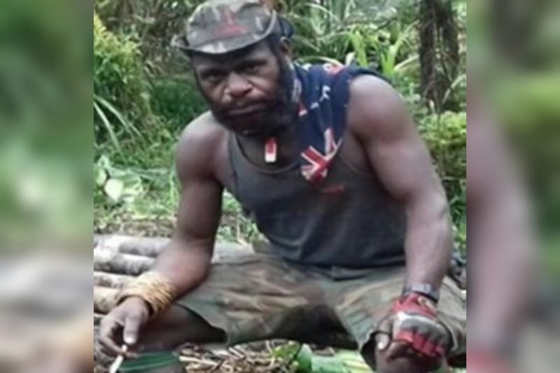 Abu Bakar Kogoya, anggota KKB yang ditembak mati aparat di Mimika, Papua Tengah, Kamis (4/4/2024). (Foto: Istimewa/Satgas Humas Damai Cartenz 2024)