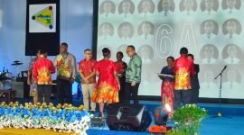 Prosesi penamatan 177 siswa-siswi sekolah dasar dan sekolah menengah pertama di SATP. (Foto: Galeri Papua/Jefri Manehat)