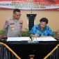 Penandatanganan MoU antara Pemprov Papua Tengah dan Polda Papua di Aula Rastra Samara Polda Papua, Kota Jayapura, Kamis (30/5/2024) dalam rangka penerimaan Bintara Polri (Foto: Istimewa)