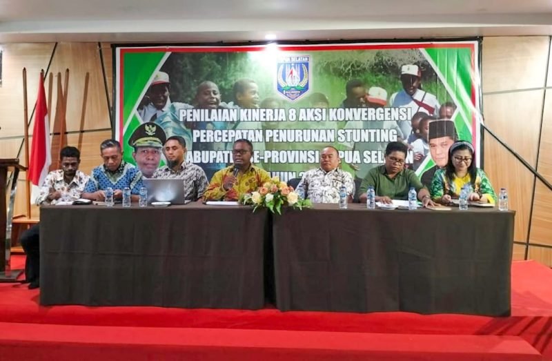 Kabupaten Mappi, Papua Selatan, sukses menekan penurunan angka stunting. (Foto: Istimewa/Humas Pemkab Mappi)