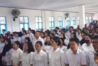 Peserta calon PPPK Formasi guru dan Nakes saat mengikuti pembukaan uji Kompetensi pada November 2023 lalu. (Foto: Galeri Papua/Jefri Manehat)