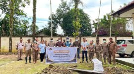 Momen pemusnahan 8 ekor kambing. (Foto: Istimewa/Balai Karantina Papua Tengah)