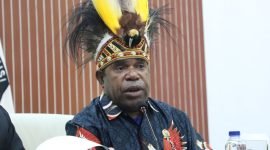 Ketua Majelis Rakyat Papua (MRP) Provinsi Papua Tengah, Agustinus Anggaibak. (Foto: Istimewa)