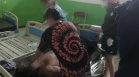 Jenazah Praka Hendrik Fonataba, anggota Koramil 1717-02/Sinak yah gugur ditembak KKB di Sinak, Kabupaten Puncak, Papua Tengah, Sabtu (15/6/2024). (Foto: Istimewa/Satgas Humas Ops Sama Cartenz 2024)