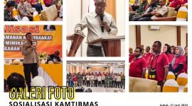 Sampul Galeri Foto Sosialisasi Kamtibmas Distrik Mimika Baru. (Foto: Galeri Papua/Endy Langobelen)