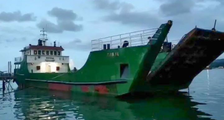 Kapal LCT Cita XX yang dilaporkan hilang saat menuju Yahukimo. (Foto: Istimewa/Humas SAR Timika)