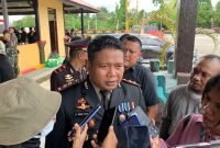 Kapolres Mimika, AKBP I Gede Putera. (Foto: Galeri Papua/Moh. Wahyu Welerubun)