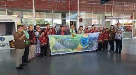 Kafilah dari Mamberamo Raya tiba di Timika. (Foto: Istimewa)