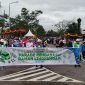Pelaksanaan parade kendaraan ramah lingkungan dalam kegiatan World Environmental Day Expo 2024 yang digelar PT Freeport Indonesia, Jumat (5/7/2204). (Foto: Galeri Papua/Endy Langobelen)