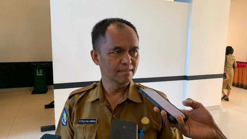 Kepala Dinas Perindustrian dan Perdagangan Kabupaten Mimika, Petrus Pali Ambaa. (Foto: Galeri Papua/Moh. Wahyu Welerubun)
