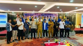 Foto bersama jajaran pengurus dan Forkopimda yanh hadir. (Foto: Galeri Papua/Moh. Wahyu Welerubun)
