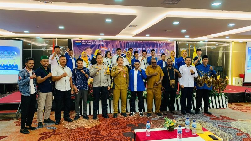 Foto bersama jajaran pengurus dan Forkopimda yanh hadir. (Foto: Galeri Papua/Moh. Wahyu Welerubun)