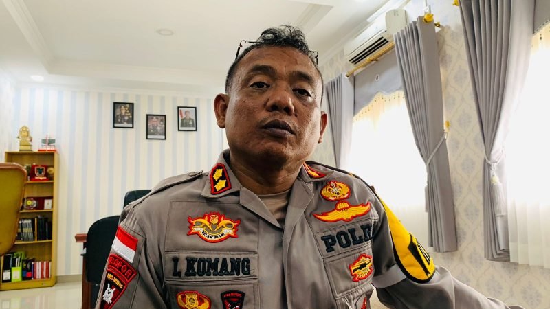Kapolres Mimika, AKBP I Komang Budiartha. (Foto: Galeri Papua/Wahyu)