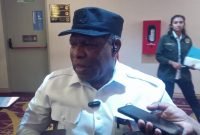 Penjabat Sekretaris Daerah Kabupaten Mimika, Petrus Yumte. (Foto: Galeri Papua/Jefri Manehat)