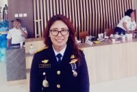 Kepala Dinas Perhubungan Kabupaten Mimika, Jania Basir. (Foto: Galeri Papua/Jefri Manehat)