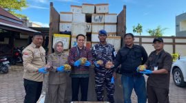 Foto bersama Kepala Balai Karantina Papua Tengah bersama sejumlah perwakilan instansi terkait. (Foto: Istimewa)