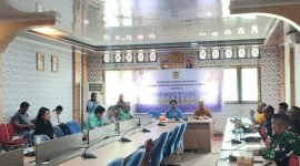 Suasana seminar pendahuluan DOB yang dilaksanakan di ruang rapat Kantor Bappeda Mimika. (Foto: Galeri Papua/Jefri Manehat)