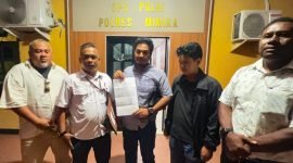 Tim hukum paslon nomor urut 02, Maximus Tipagau dan Peggi Patrisia Pattipi. (Foto: Istimewa/Tim MP3)