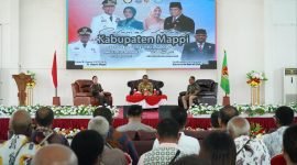 Kunjungan Pj Gubernur Papua Selatan ke Kabupaten Mappi. (Foto: Istimewa/Humas Pemda Mappi)