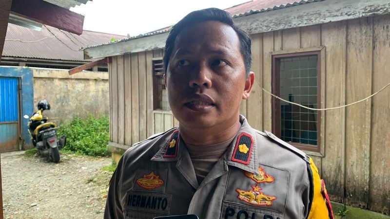 Wakapolres Mimika, Kompol Hermanto. (Foto: Galeri Papua/Wahyu)