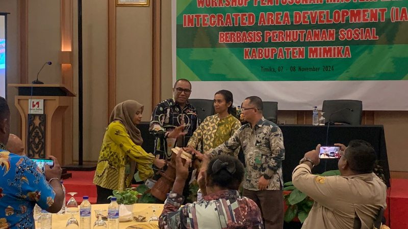 Pembukaan Workshop Penyusunan Masterplan IAD di Swiss-Bellin Hotel Timika, Kamis (7/11/2024), (Foto: Galeri Papua/Wahyu)