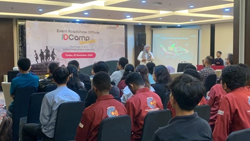 Suasana IDCamp Connect di Ballroom Hotel Horison Diana Timika, Senin (25/11/2024). (Foto: Galeri Papua/Wahyu)