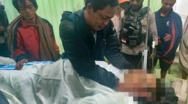 Jenazah korban penembakan saat berada di RSUD Ilaga, Kabupaten Puncak, Papua Tengah. (Foto: Istimewa)