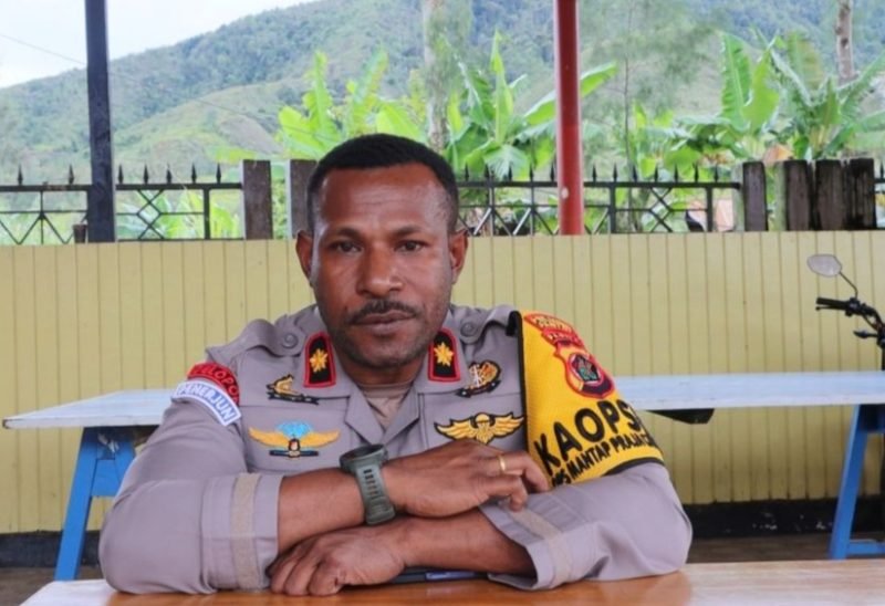 Kapolres Paniai, Kompol Deddy A. Puhiri, S.I.K. (Foto:Istimewa/Humas Polda Papua)