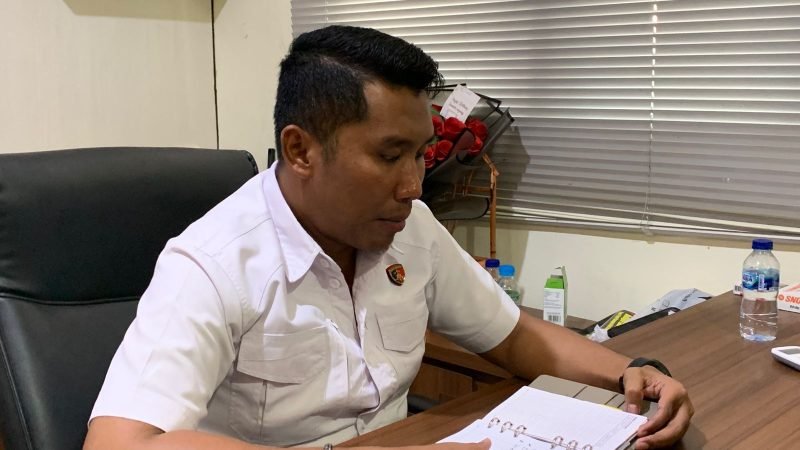 Kasat Reskrim Polres Mimika, AKP Fajar Zadiq. (Foto: Galeri Papua/Wahyu)