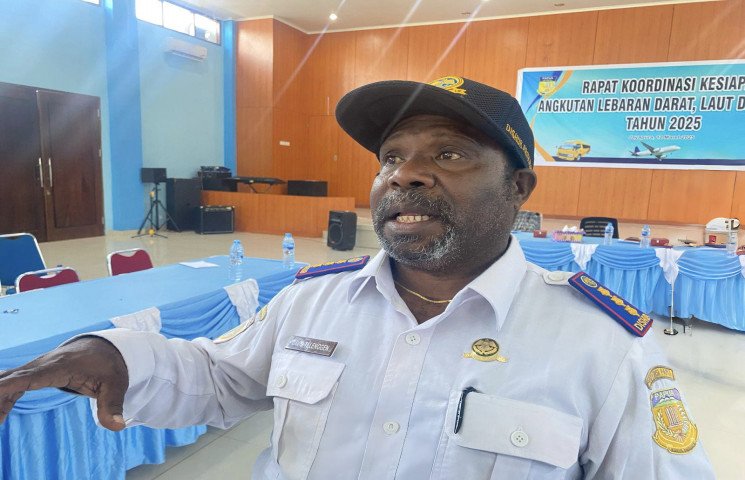 Pelaksana Tugas (Plt) Kepala Dinas Perhubungan Papua, David Telenggen. (Foto: Istimewa/Papua.go.id)