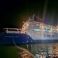 KM. Tatamailau saat tiba di pelabuhan Poumako Timika. (Foto: Istimewa)
