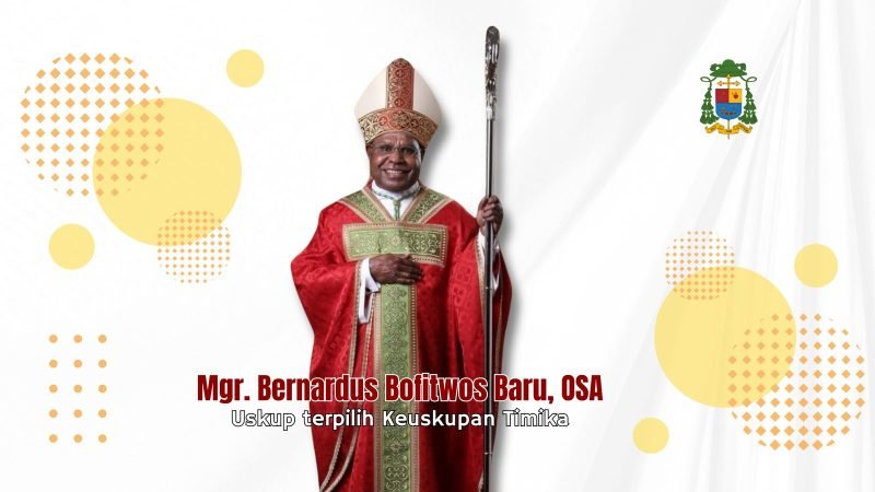 Uskup Keuskupan Timika, Bernardus Bofitwos Baru, OSA. (Foto: Istimewa)