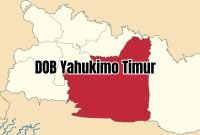 Ilustrasi peta Kabupaten Yahukimo. (Foto: Istimewa)