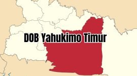 Ilustrasi peta Kabupaten Yahukimo. (Foto: Istimewa)