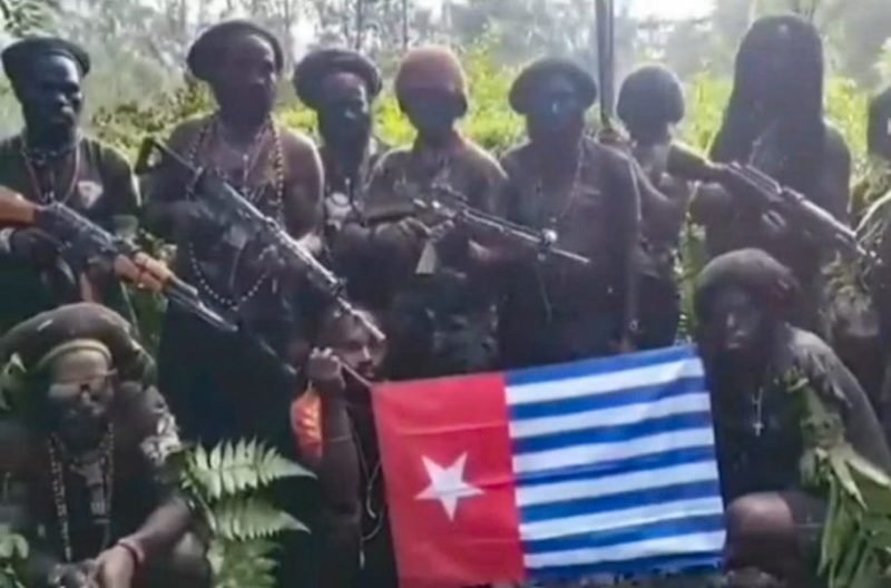 TPNPB-OPM Kodap VIII Intan Jaya. (Foto: Istimewa/Tangkapan layar video pernyataan Undius Kogoya)