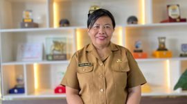 Kepala Bappeda Mimika, Ir. Yohana Paliling. (Foto: Galeri Papua/Benaz)