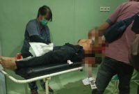 Bripka MD, korban penembakan oleh OTK, dirawat di RSUD Wamena. (Foto: Istimewa)