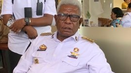 Bupati Mimika, Johannes Rettob. (Foto: Galeri Papua/Ahmad)